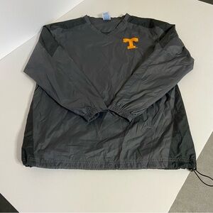 NCAA Tennessee Vols Black/Grey Windbreaker Jacket Mens Small